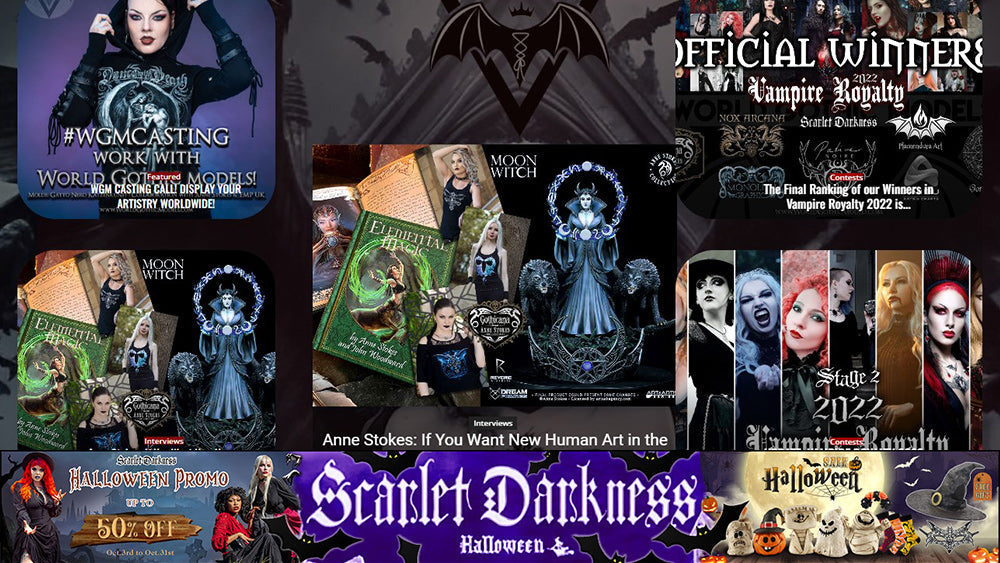 SCARLET DARKNESS - The Alliance of Scarlet Darkness and World Gothic Models