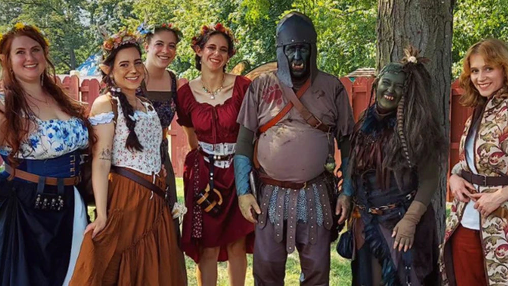 Step into the enchanting world of Scarlet Darkness's Renaissance Festival Clothing