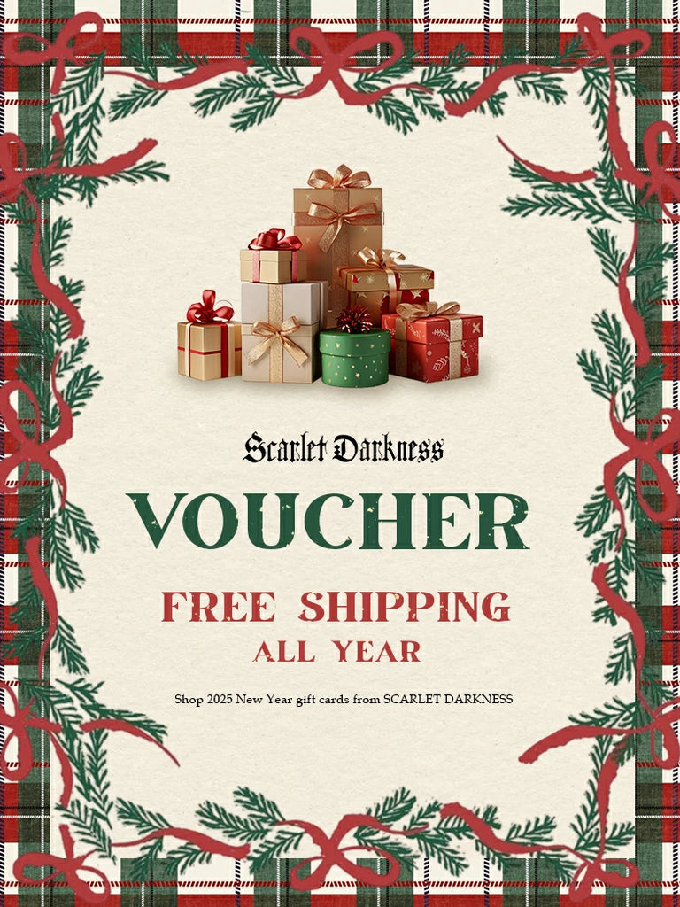 Scarlet Darkness Scarlet Darkness 2025 Christmas E-Gift Card Free Shipping All Year