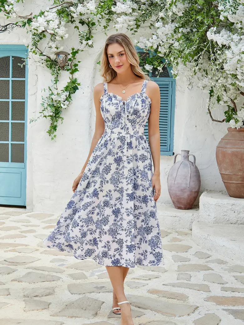 新品タグ付 MILK ウィドーDRESS Scarlet Darkness 2026 Floral Corset Dress Long Milkmaid Dress with