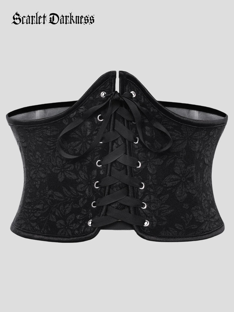 Scarlet Darkness Renaissance Corset Women Lace-up Waist Belt 