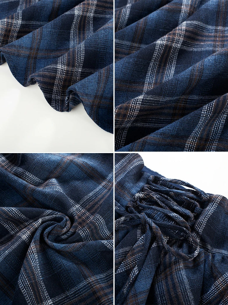 Scarlet Darkness Women 2025 Fall Maxi Skirt with Pockets