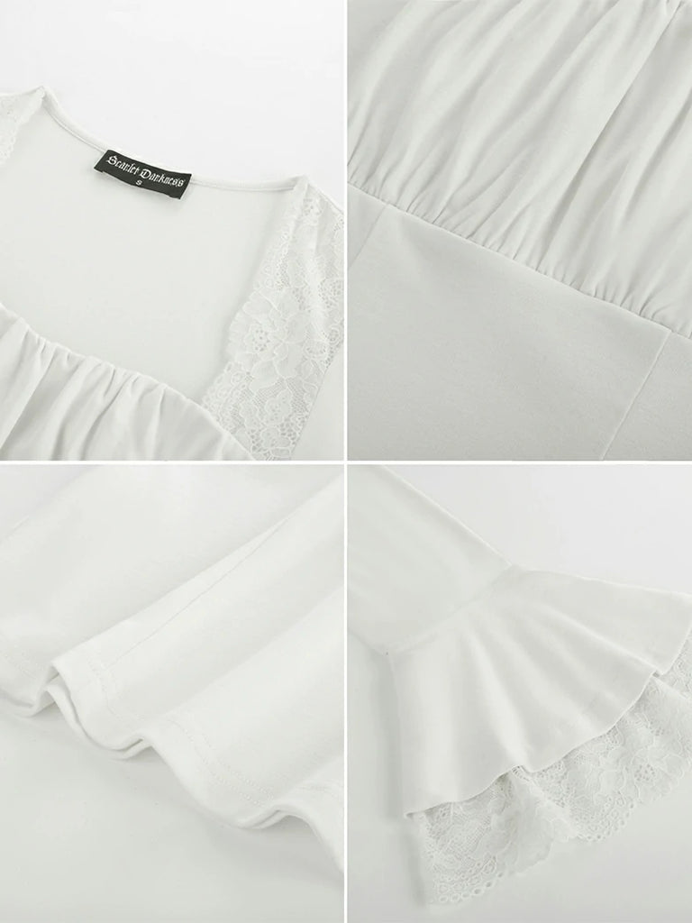 Scarlet Darkness Women 2025 Halloween Victorian Long Sleeve Shirts