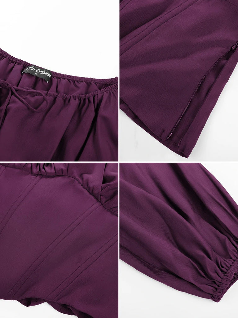 Scarlet Darkness Comfy Fairy Off Shoulder Boned Corset Tops