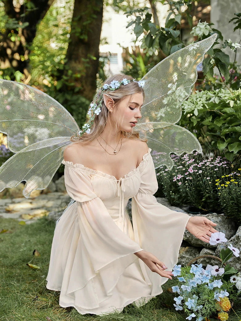 Scarlet Darkness Edward's Fairy Fantasy Fairy Flowing Pocket Dress Scarlet Darkness Edward's Fairy Fantasy Fairy Flowing Pocket Dress