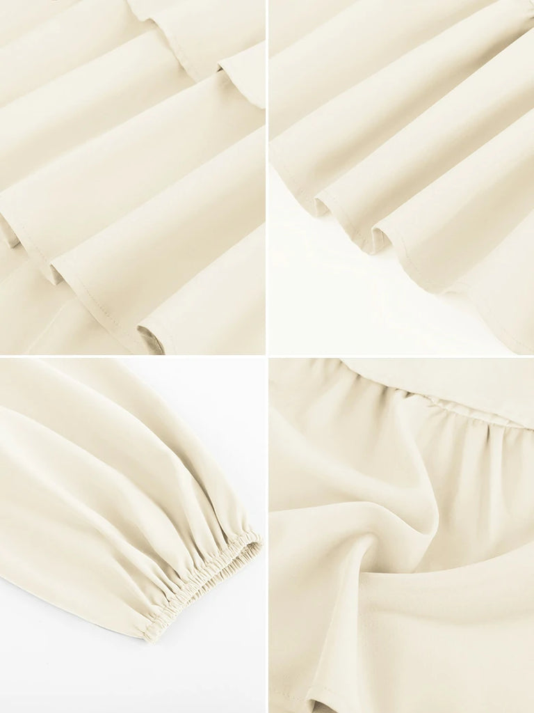 Scarlet Darkness Renaissance Elastic Waist 3 Layed Pocket Dress