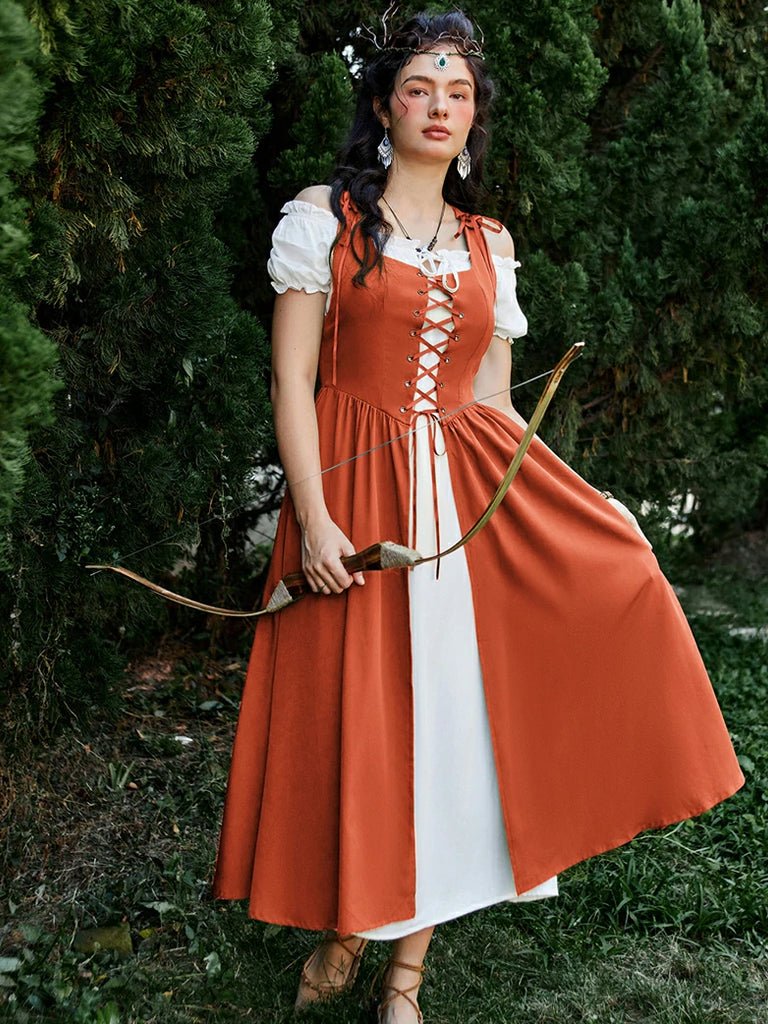 Scarlet Darkness Renaissance Fantasy Fairy Costumes Outfits