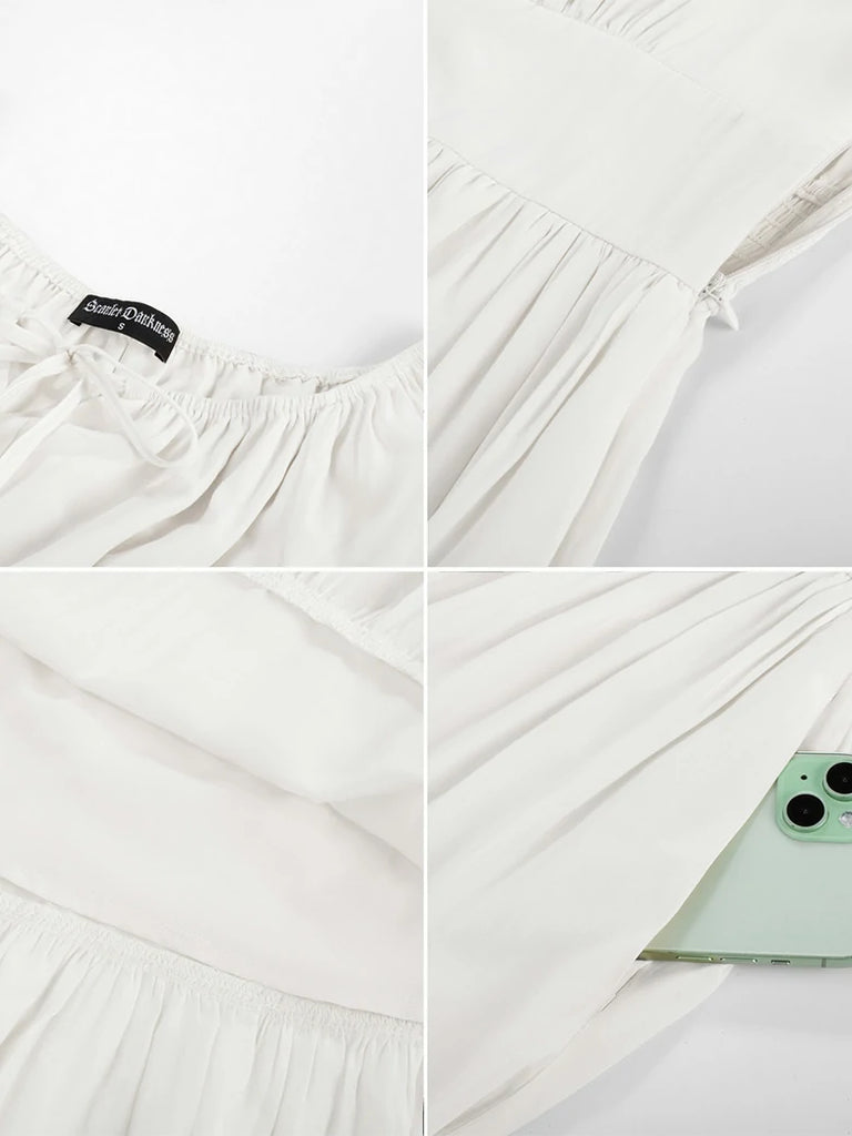 Scarlet Darkness Renaissance Off Shoulder Elastic Waist Maxi Dress