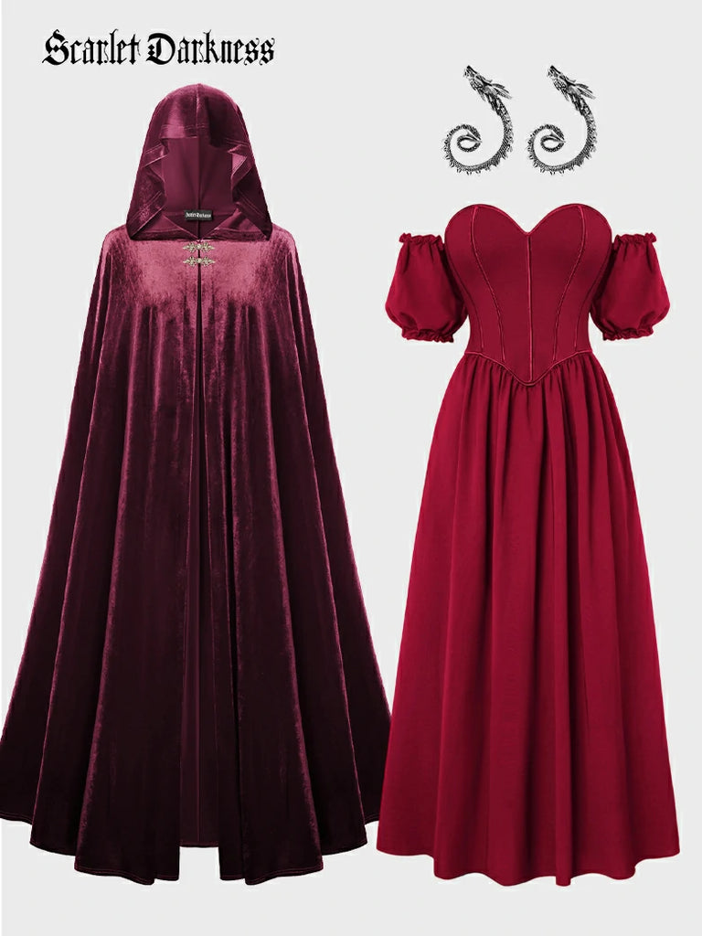 Scarlet Darkness Christmas X Vintage Winter Warm Costume Scarlet Darkness Outfit 7