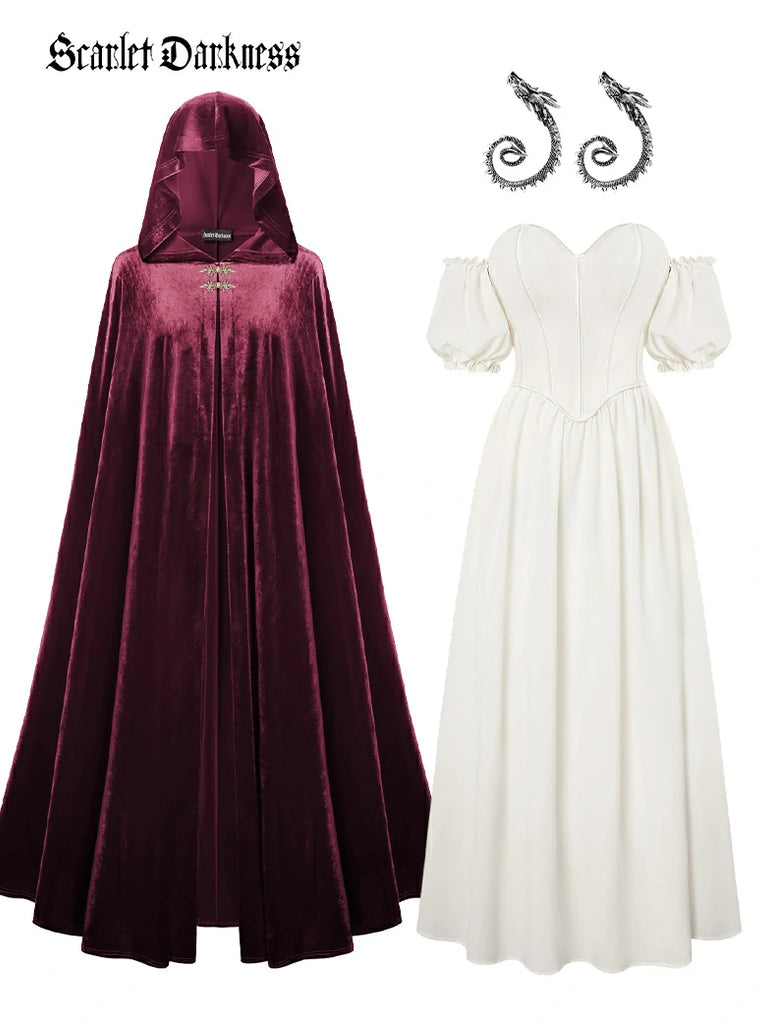 Scarlet Darkness Christmas X Vintage Winter Warm Costume Scarlet Darkness Outfit 8