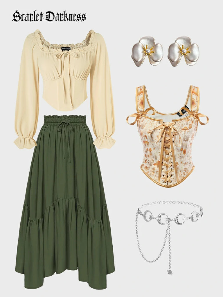 Scarlet Darkness Christmas X Vintage Cottage Costume Scarlet Darkness Outfit 5