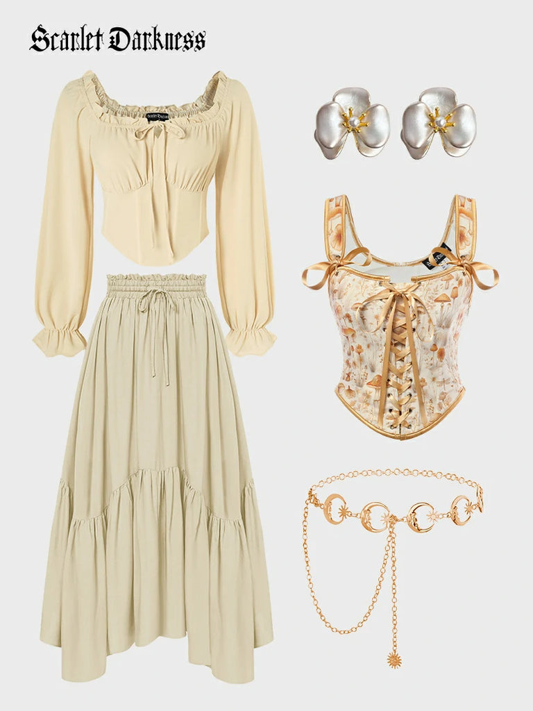 Scarlet Darkness Christmas X Vintage Cottage Costume Scarlet Darkness Outfit 4