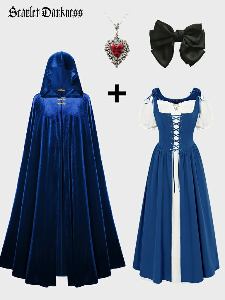 Scarlet Darkness Scarlet Darkness X Dark Snow White Halloween Costume Outfit 2 51.2 inches