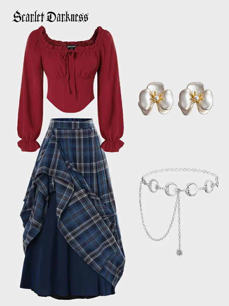 Scarlet Darkness Christmas X Vintage Victoria Costume Scarlet Darkness Outfit 6