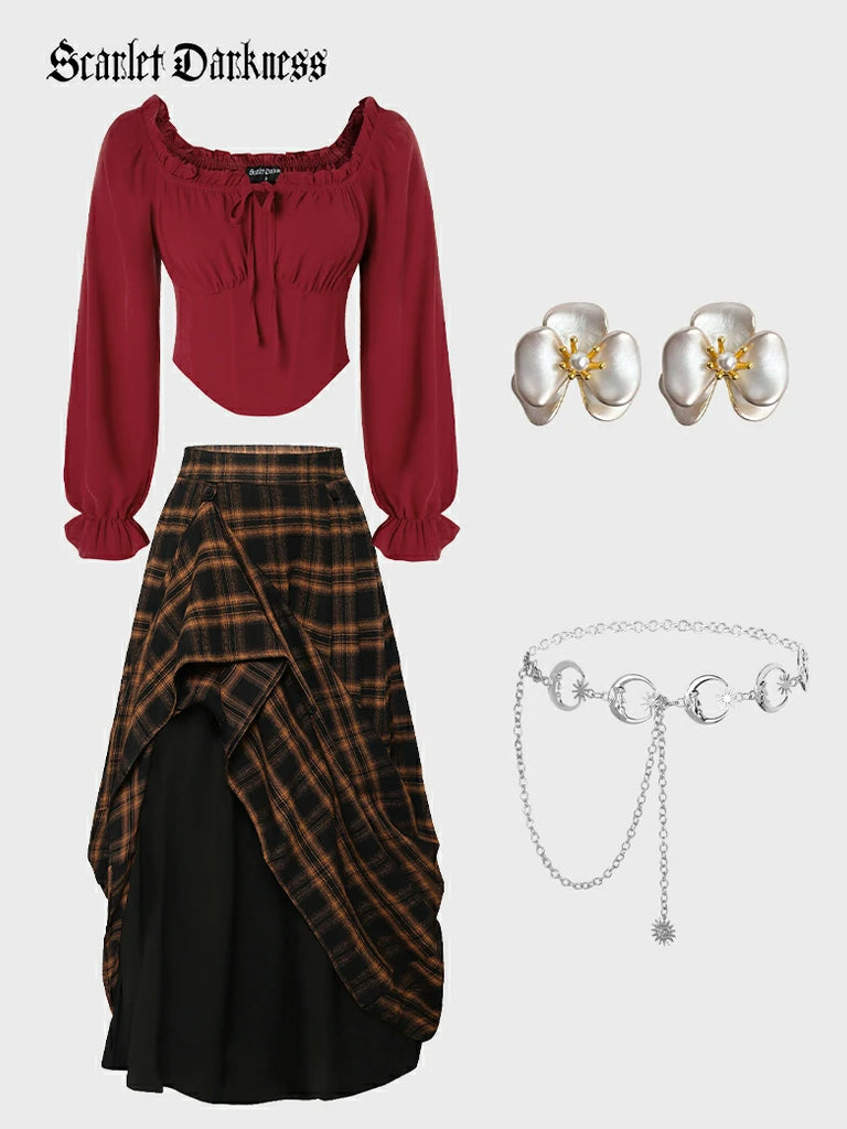 Scarlet Darkness Christmas X Vintage Victoria Costume Scarlet Darkness Outfit 5