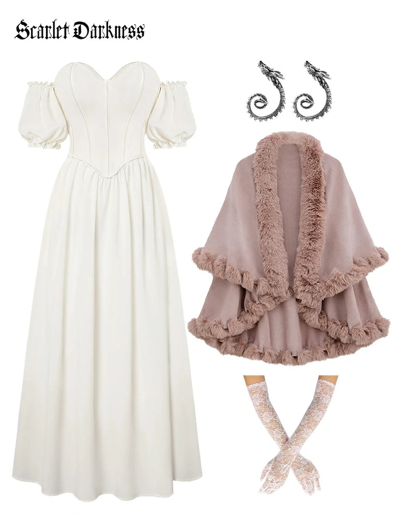 Scarlet Darkness Christmas X Vintage Winter Warm Costume Scarlet Darkness Outfit 3