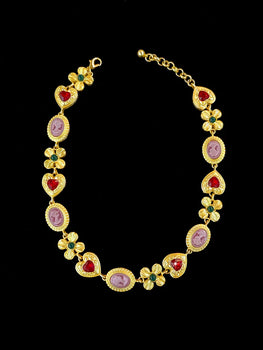 Scarlet Darkness 6th Anniversary Accs-The 17th Century Baroque Gem Necklace Scarlet Darkness