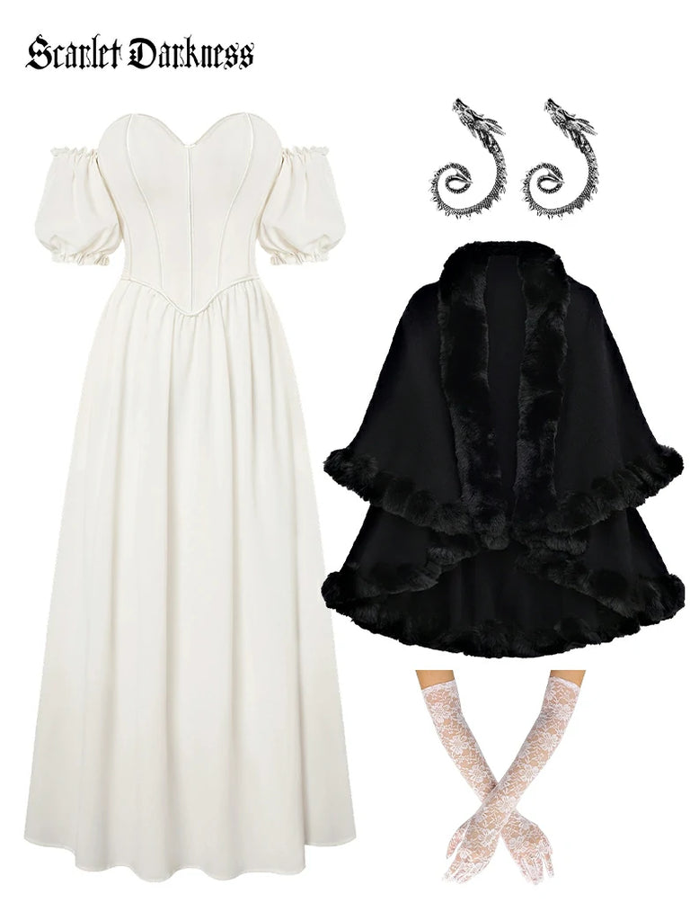 Scarlet Darkness Christmas X Vintage Winter Warm Costume Scarlet Darkness Outfit 4