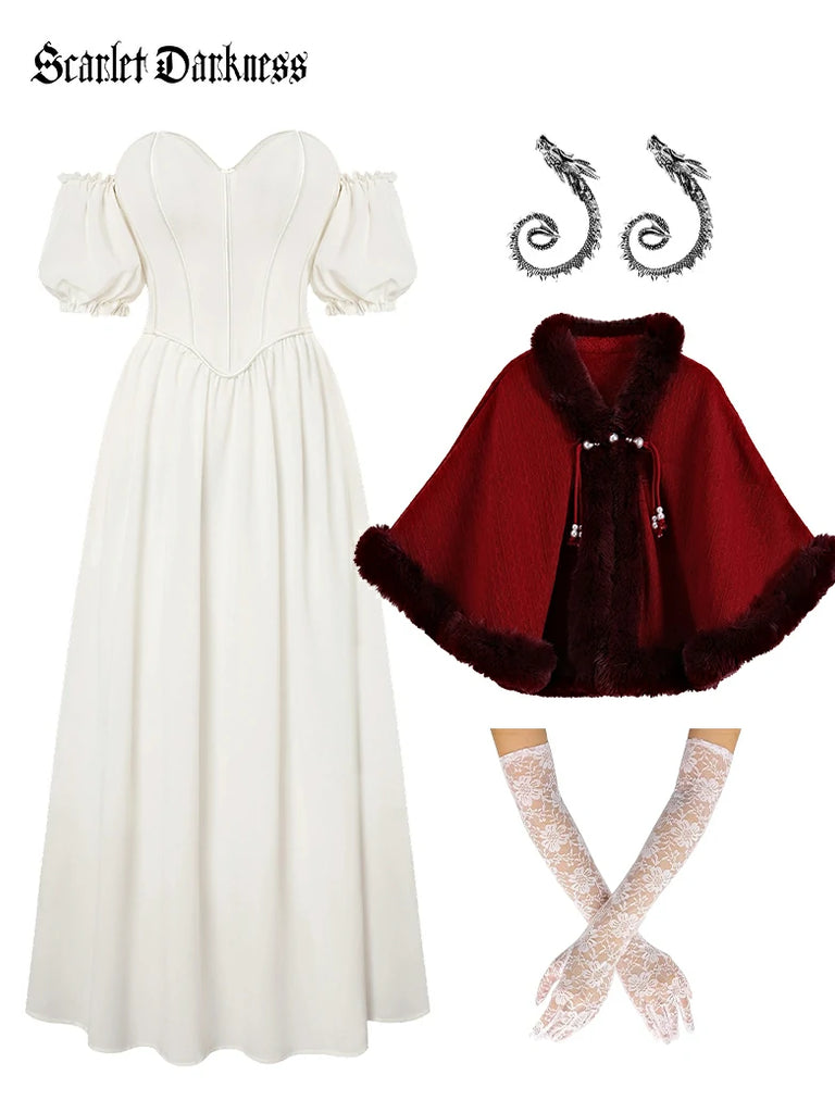 Scarlet Darkness Christmas X Vintage Winter Warm Costume Scarlet Darkness Outfit 6