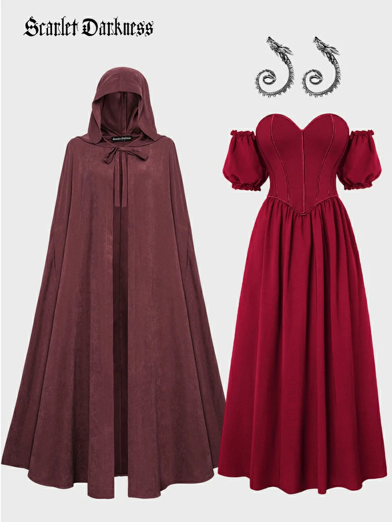 Scarlet Darkness Christmas X Vintage Winter Warm Costume Scarlet Darkness Outfit 9