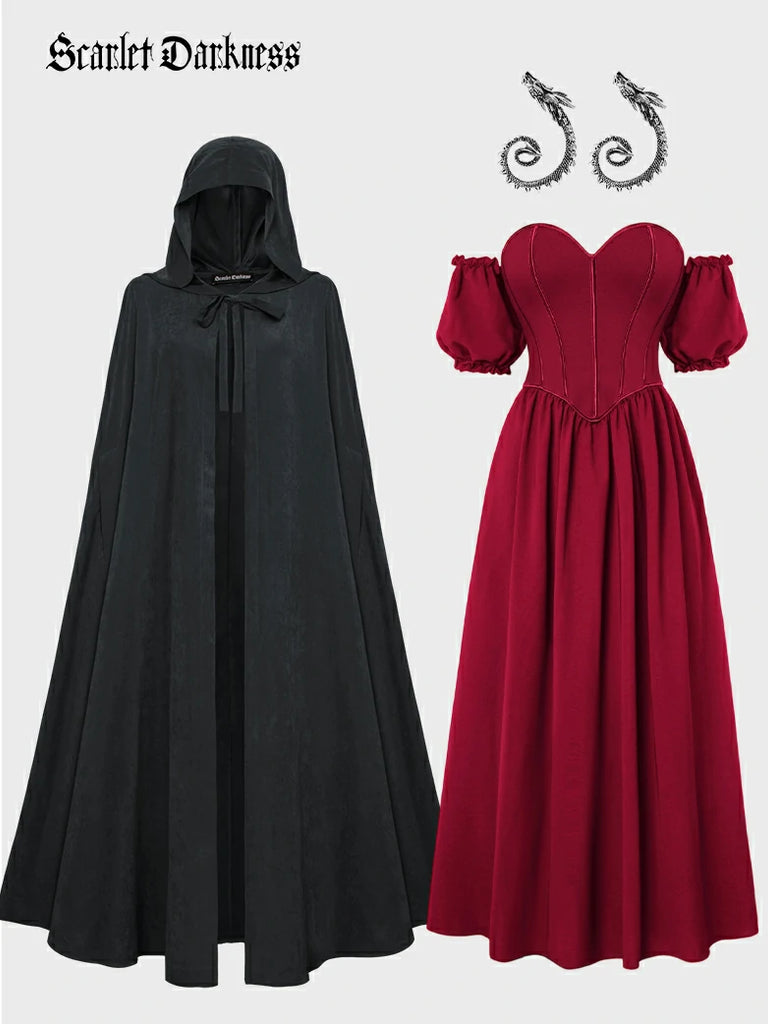 Scarlet Darkness Christmas X Vintage Winter Warm Costume Scarlet Darkness Outfit 10