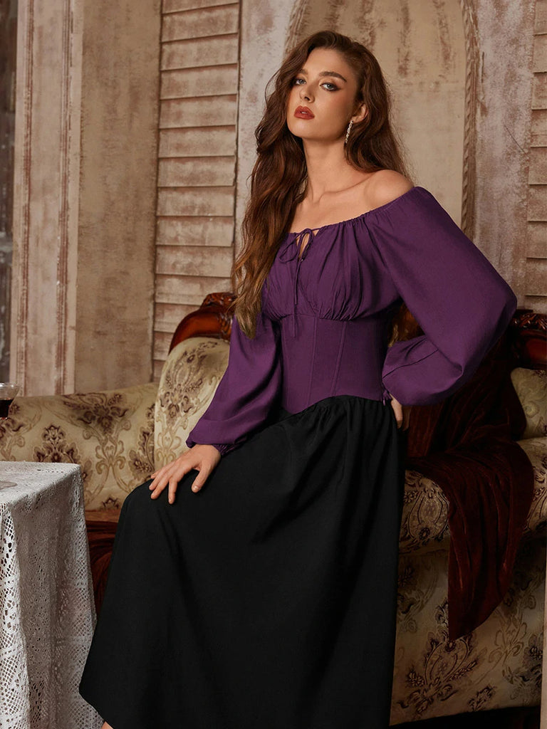 Scarlet Darkness Comfy Fairy Off Shoulder Boned Corset Tops