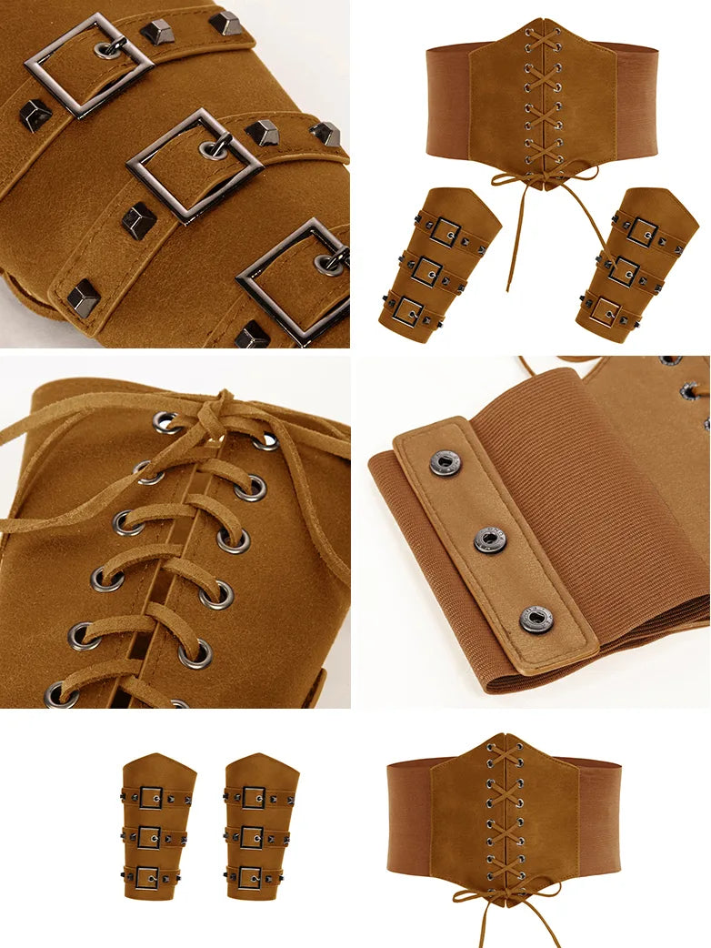 Medieval Leather Waist Belt For Women Wide Corset Girdle With Pin Buckle  For Dress And Waist Coat Women Decoration From Computerpc, $13.35