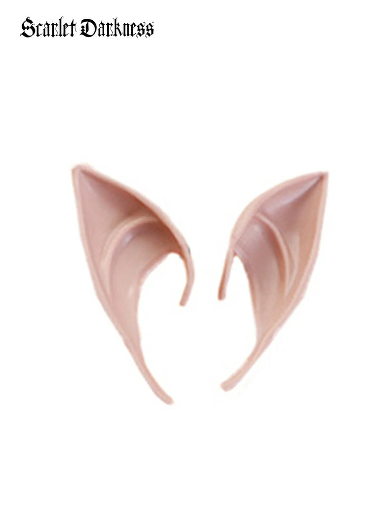 Scarlet Darkness Renaissance Festival Cosplay Accs-Latex Fairy Ears Brown 10 CM