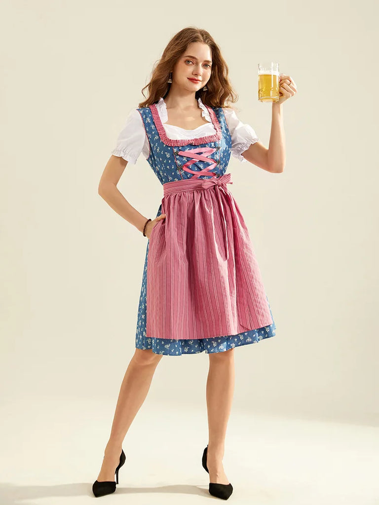 German Bavarian Oktoberfest Costumes for Beer pub SCARLET DARKNESS