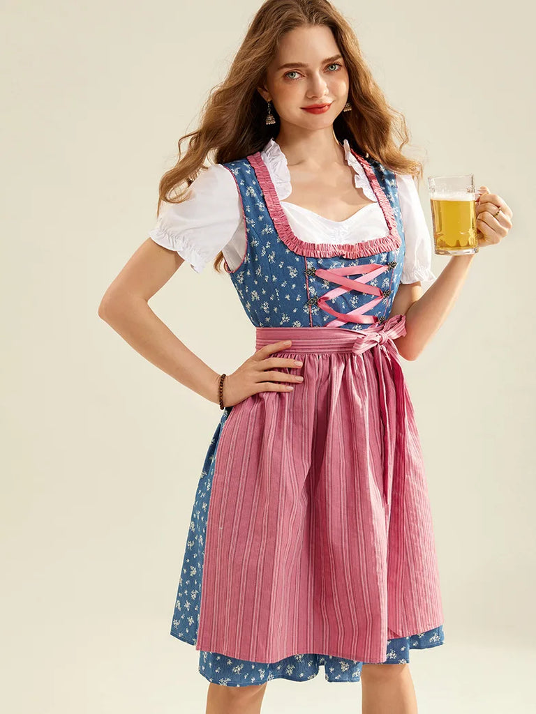 German Bavarian Oktoberfest Costumes for Beer pub SCARLET DARKNESS