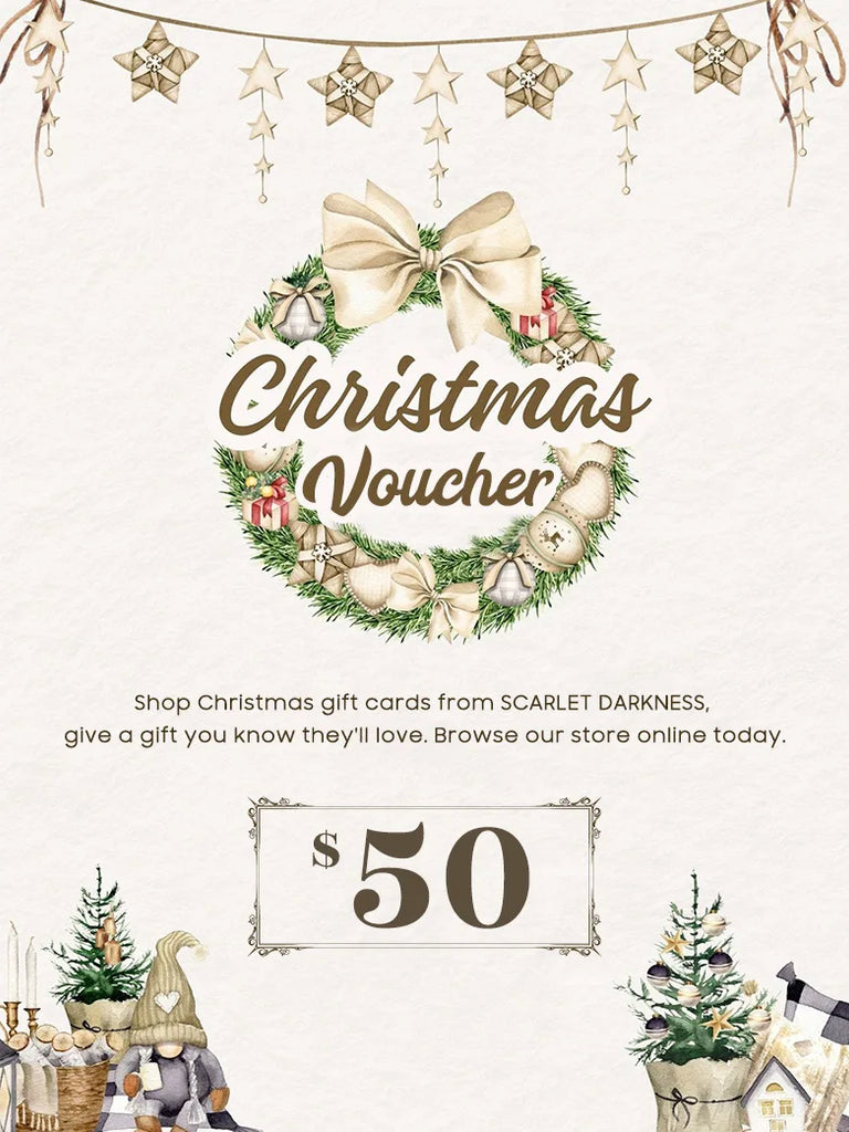 Scarlet Darkness Christmas E-Gift Card SCARLET DARKNESS