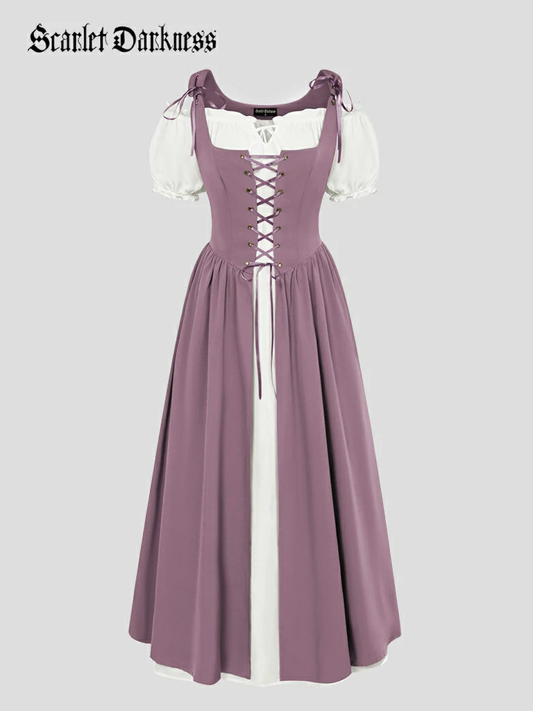 Scarlet Darkness Renaissance Fantasy Fairy Costumes Outfits Light purple