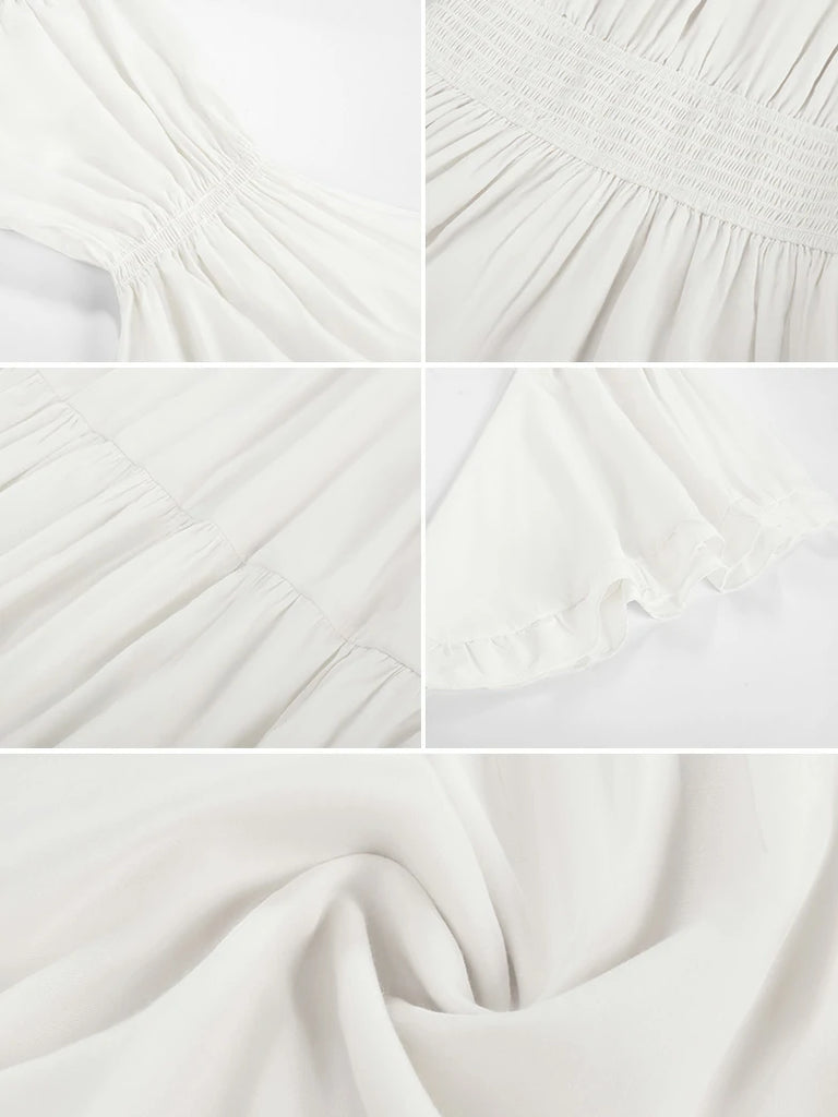 Scarlet Darkness Renaissance Off Shoulder Elastic Waist Maxi Dress