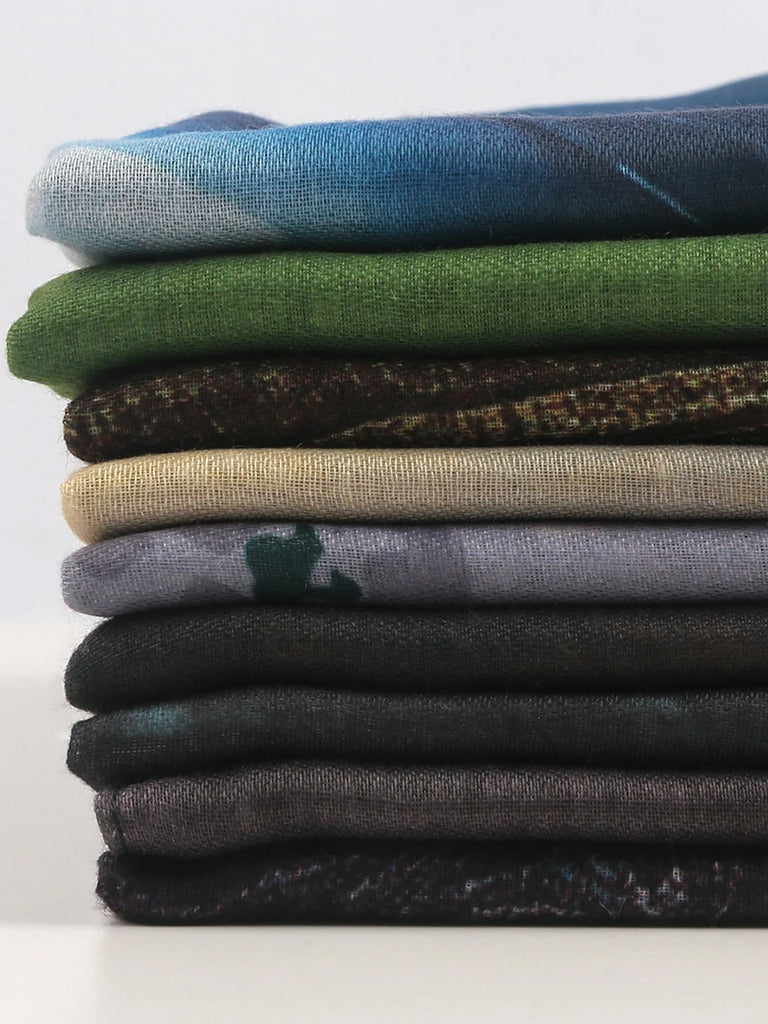 Scarlet Darkness 80*180 CM Women's Tie-Dye Cotton Scarf Shawl