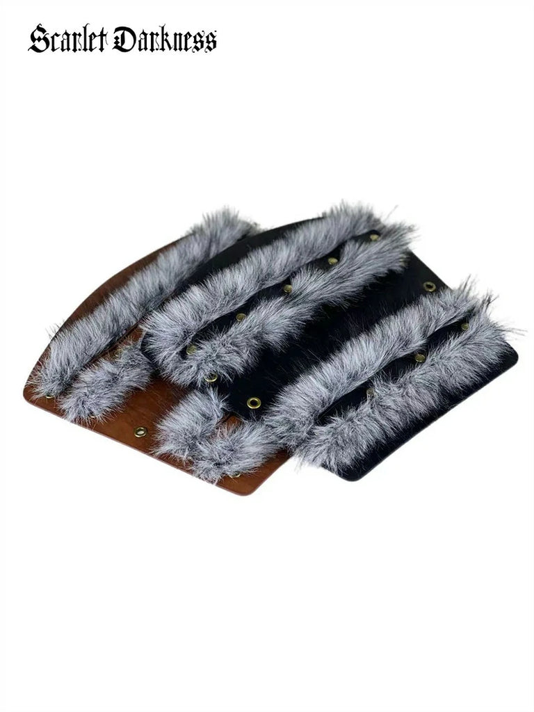 Scarlet Darkness Renaissance Viking Ranger Plush Sleeve Guard