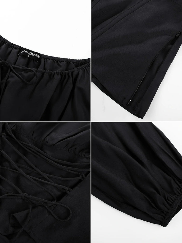 Scarlet Darkness Comfy Fairy Off Shoulder Boned Corset Tops