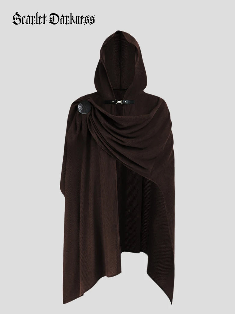 Scarlet Darkness Medieval Renaissance Forest Rangers Knight's Cloak