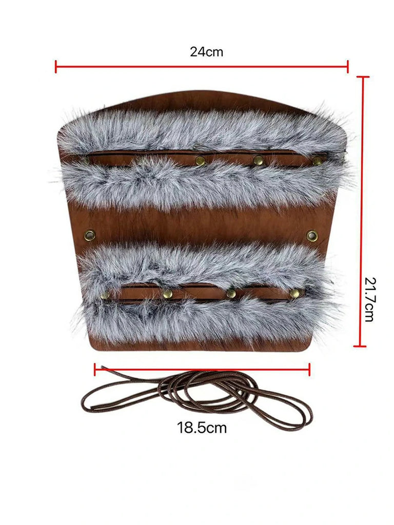 Scarlet Darkness Renaissance Viking Ranger Plush Sleeve Guard