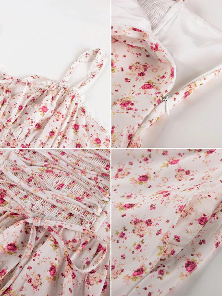 Scarlet Darkness Victoria Corset floral A-Line Dress for Vacation