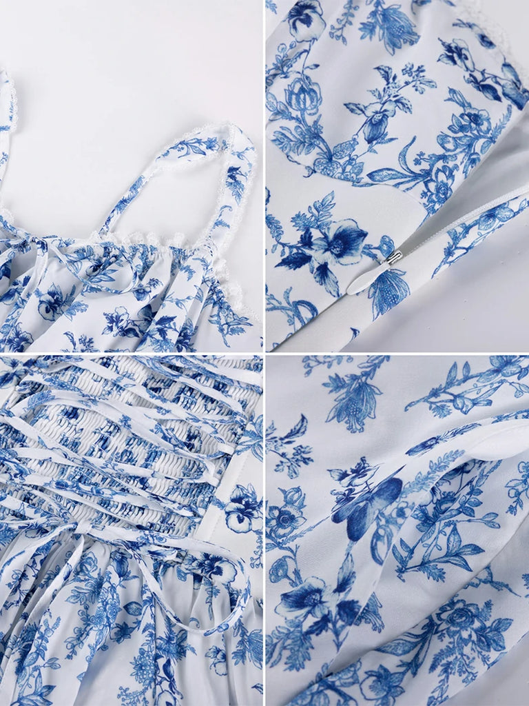 Scarlet Darkness Victoria Corset floral A-Line Dress for Vacation