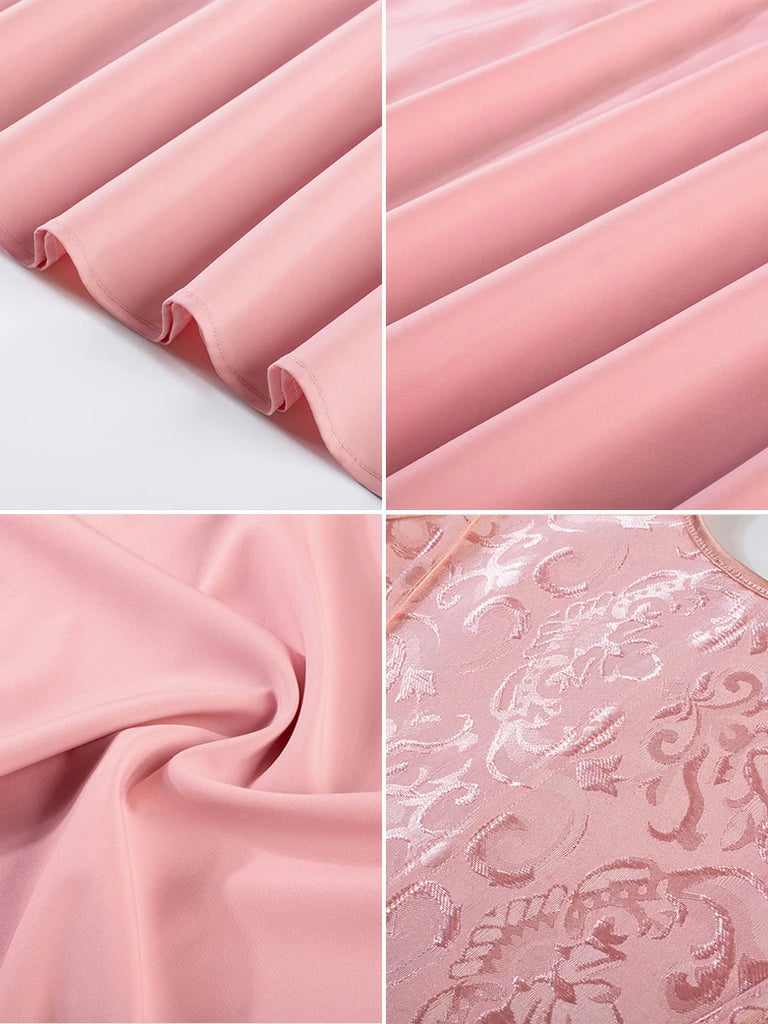 Scarlet Darkness Renaissance Jacquard Boned Pocket Overdress + Chemise