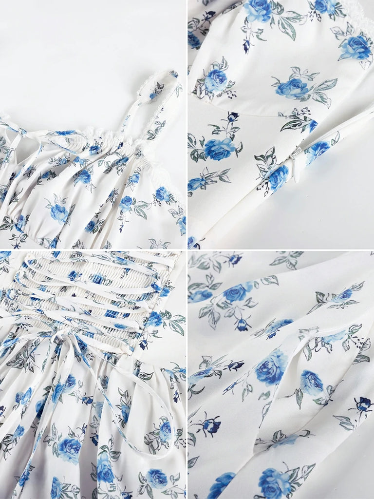 Scarlet Darkness Victoria Corset floral A-Line Dress for Vacation