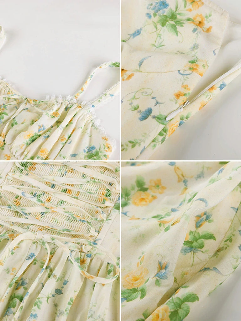 Scarlet Darkness Victoria Corset floral A-Line Dress for Vacation