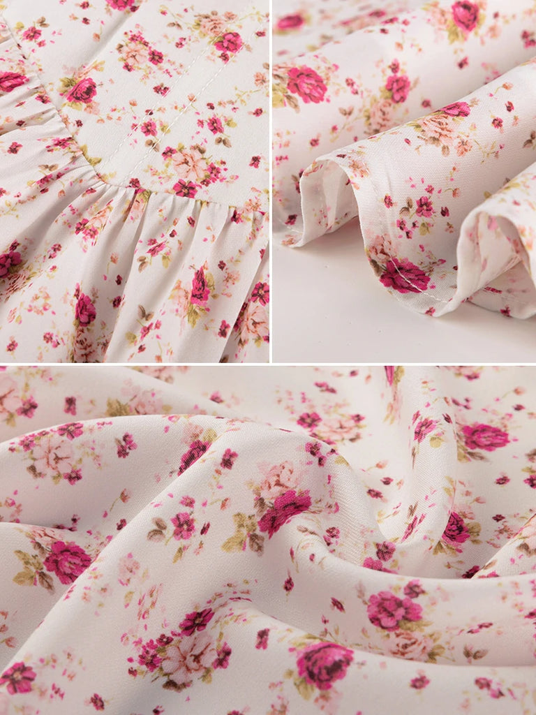 Scarlet Darkness Victoria Corset floral A-Line Dress for Vacation