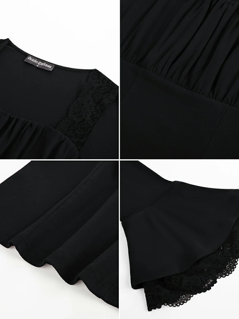 Scarlet Darkness Women 2025 Halloween Victorian Long Sleeve Shirts