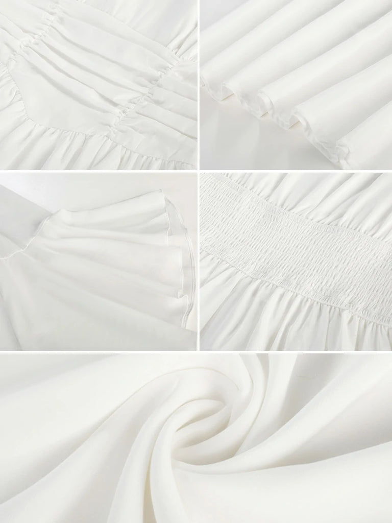 Scarlet Darkness Renaissance Fairy Elastic Waist Maxi Dress with Pockets