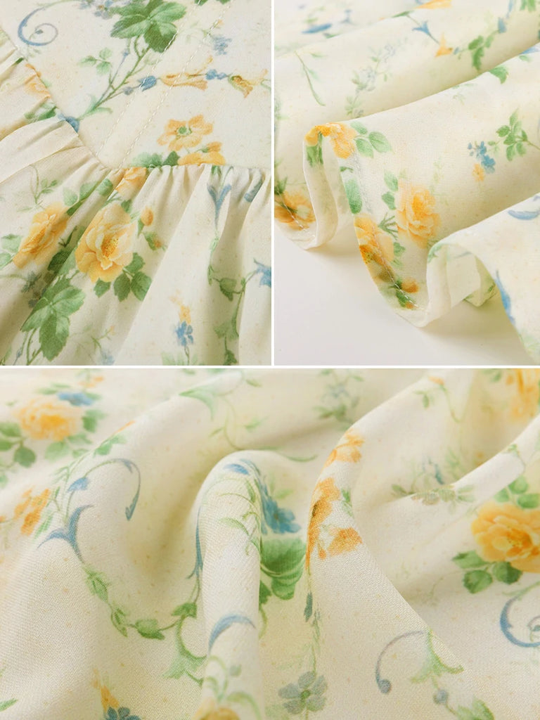 Scarlet Darkness Victoria Corset floral A-Line Dress for Vacation