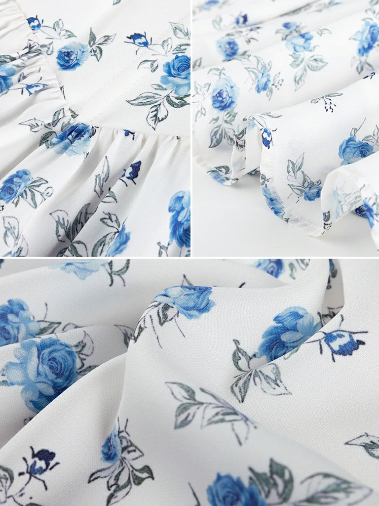 Scarlet Darkness Victoria Corset floral A-Line Dress for Vacation