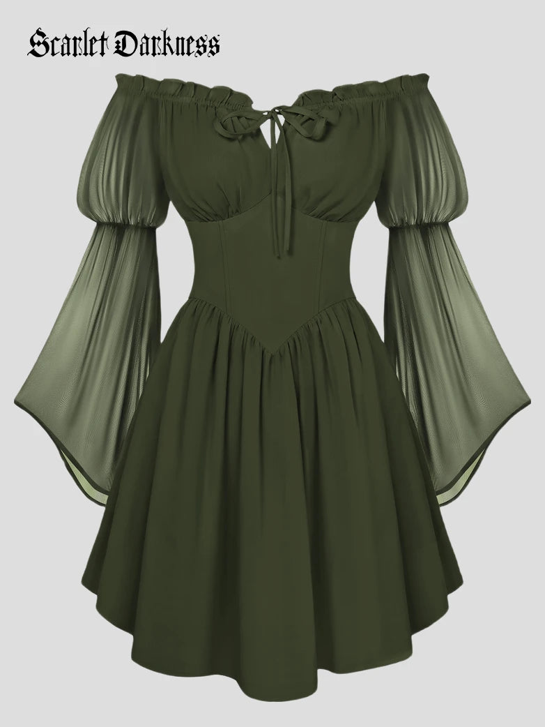dark fairy dress Edward's Fairy Fantasy Fairy Flowing Pocket Dress