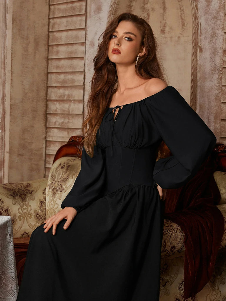 Scarlet Darkness Comfy Fairy Off Shoulder Boned Corset Tops